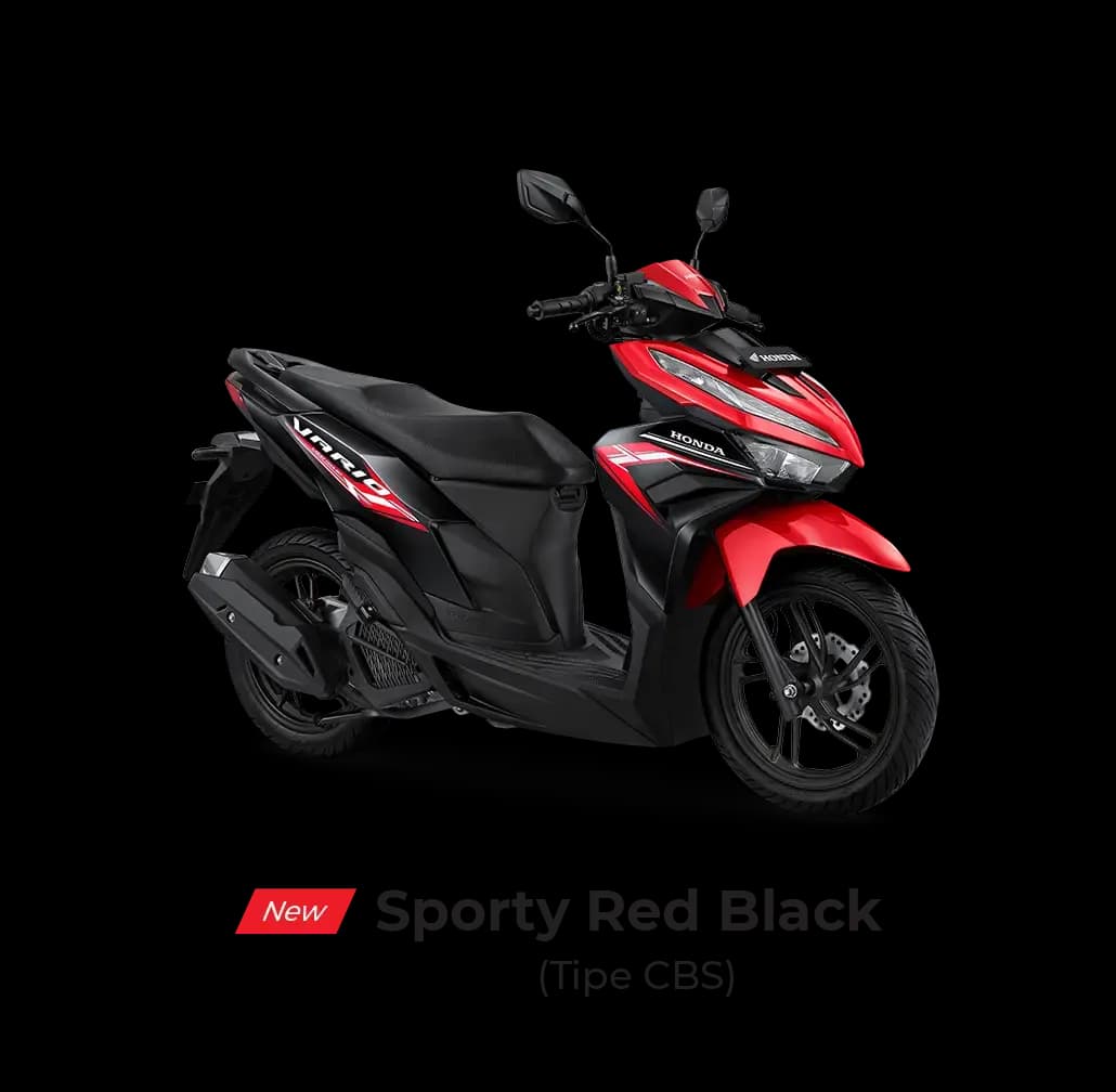 CBS SPORTY RED BLACK