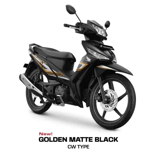 Supra X 125 CW GOLDEN MATE BLACK